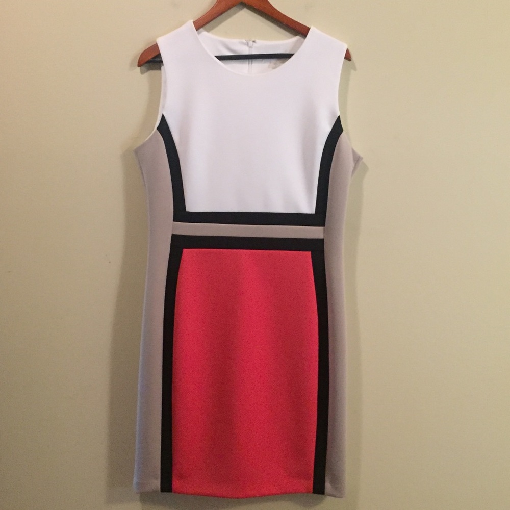 Calvin Klein Colorblock Dress
